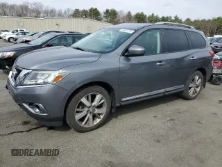 2015 Nissan Pathfinder S z VIN 5N1AR2MM0FC716225, wystawiony jako Copart lot #50805175 z przebiegiem 110 879 mil mil oraz Szkoda całkowita • Salvage title. Historia ofert i sprzedaży dostępna na DreamBid. Obrazek 1.