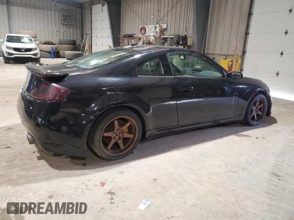 2004 Infiniti G35 w/Leather z VIN JNKCV54E04M801610, wystawiony jako Copart lot #45455485 z przebiegiem 162 732 mil mil oraz Szkoda całkowita • Salvage title. Historia ofert i sprzedaży dostępna na DreamBid. Obrazek 3.