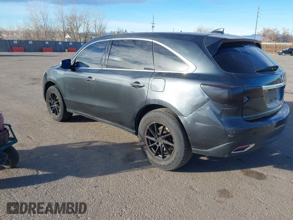 2014 Acura MDX with VIN 5FRYD3H28EB020910, listed as a IAAI auction lot 41035233 with 1 mi miles. Bid and sale history available at carsss.com. Image 3.
