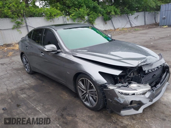 2017 Infiniti Q50 Premium with VIN JN1EV7AP5HM730036, listed as a IAAI auction lot 42477106 with 72,014 mi miles and . Bid and sale history available at DreamBid. Image 1.
