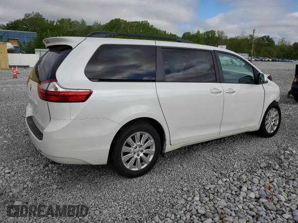 2016 Toyota Sienna Limited z VIN 5TDDK3DC8GS129290, wystawiony jako Copart lot #57039465 z przebiegiem 123 372 mil mil oraz Szkoda całkowita • Salvage title. Historia ofert i sprzedaży dostępna na DreamBid. Obrazek 3.