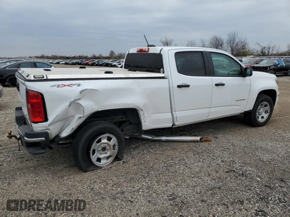 2021 Chevrolet Colorado 4WD Work Truck с VIN 1GCGTBEN1M1285314, выставлен на аукционе Copart как лот 47940345 с пробегом 39 780 миль миль и Списание • Salvage title. История ставок и продаж доступна на DreamBid. Изображение 3.