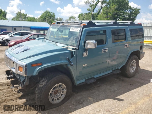 2007 Hummer H2 SUV z VIN 5GRGN23UX7H101776, wystawiony jako Copart lot #56337975 z przebiegiem 176 599 mil mil oraz Szkoda całkowita • Salvage title. Historia ofert i sprzedaży dostępna na DreamBid. Obrazek 1.