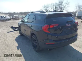 2019 GMC Terrain SLT with VIN 3GKALPEX4KL135079, listed as a IAAI auction lot 42068081 with 123,153 mi miles. Bid and sale history available at carsss.com. Image 3.