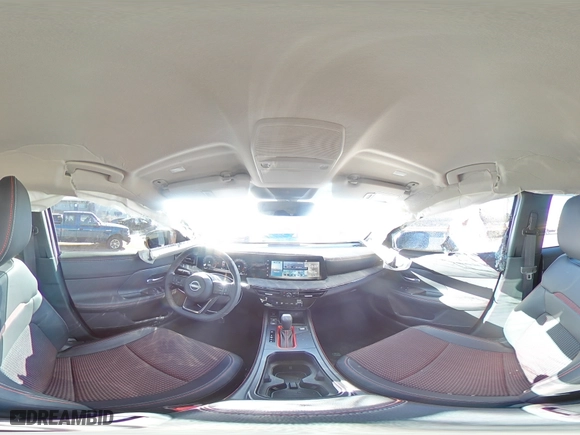2025 Nissan Kicks SR with VIN 3N8AP6DA0SL318488, listed as a Copart auction lot 88767895 with 1,435 mi miles and Salvage Title. Bid and sale history available at carsss.com. Image 14.