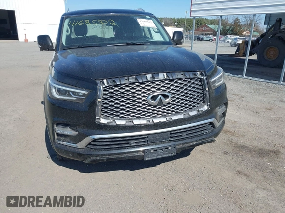 2018 Infiniti QX80 with VIN JN8AZ2NF7J9663781, listed as a IAAI auction lot 41685502 with 112,876 mi miles and . Bid and sale history available at DreamBid. Image 6.