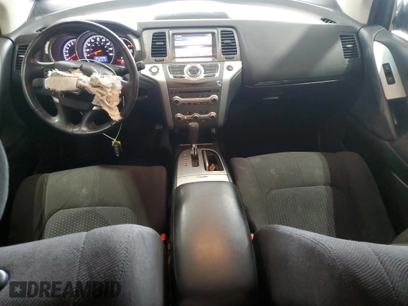 2012 Nissan Murano SV with VIN JN8AZ1MW7CW221292, listed as a Copart auction lot 54353965 with 128,526 mi miles and Salvage Title. Bid and sale history available at carsss.com. Image 8.