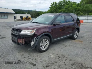 2018 Ford Explorer XLT z VIN 1FM5K8D86JGC21055, wystawiony jako Copart lot #65515705 z przebiegiem 63 104 mil mil oraz Szkoda całkowita • Salvage title. Historia ofert i sprzedaży dostępna na DreamBid. Obrazek 1.