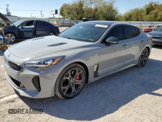 2020 Kia Stinger GT1 with VIN KNAE45LC2L6076525, listed as a Copart auction lot 74275304 with 87,238 mi miles and Salvage Title. Bid and sale history available at DreamBid. Image 1.