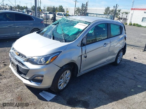 2021 Chevrolet Spark 1LT with VIN KL8CD6SA0MC740901, listed as a IAAI auction lot 41604008 with 70,106 mi miles. Bid and sale history available at carsss.com. Image 2.