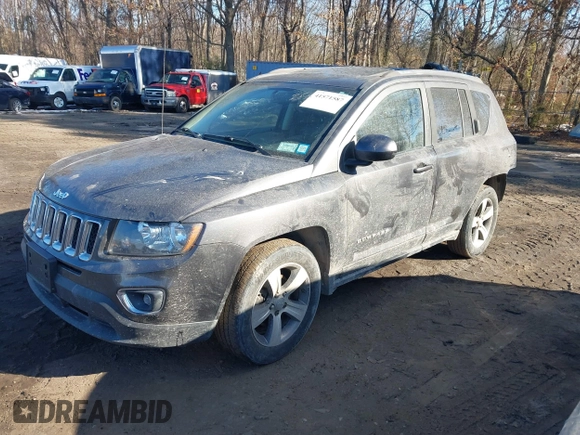 2016 Jeep Compass Latitude with VIN 1C4NJDEB7GD746114, listed as a IAAI auction lot 41571587 with 112,645 mi miles. Bid and sale history available at carsss.com. Image 18.
