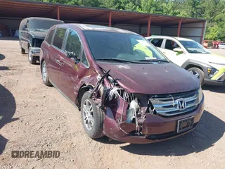2013 Honda Odyssey EX-L с VIN 5FNRL5H63DB054842, выставлен на аукционе IAAI как лот 42338007 с пробегом 192 951 миль миль и . История ставок и продаж доступна на DreamBid. Изображение 1.
