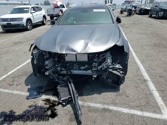 2021 Mercedes-Benz E 63 S AMG with VIN W1KZF8KB4MA957269, listed as a Copart auction lot 57325794 with 37,437 mi miles and Salvage title. Bid and sale history available at DreamBid. Image 11.