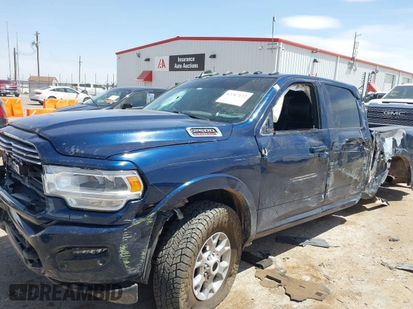 2022 Ram 2500 Laramie with VIN 3C6UR5FL1NG372673, listed as a IAAI auction lot 42247122 with 66,216 mi miles and . Bid and sale history available at DreamBid. Image 6.