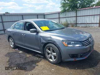 2013 Volkswagen Passat SE with VIN 1VWBP7A33DC065321, listed as a IAAI auction lot 42741828 with 158,573 mi miles and . Bid and sale history available at DreamBid. Image 1.