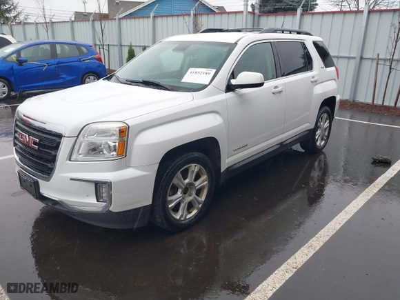 2017 GMC Terrain SLE with VIN 2GKALNEK6H6352395, listed as a IAAI auction lot 41852189 with 95,536 mi miles. Bid and sale history available at carsss.com. Image 16.