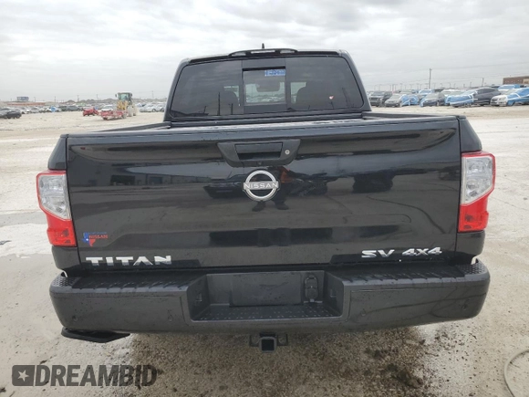 2024 Nissan Titan Pro-4X with VIN 1N6AA1ED3RN109827, listed as a Copart auction lot 42034245 with 4,076 mi miles and Salvage title. Bid and sale history available at DreamBid. Image 6.