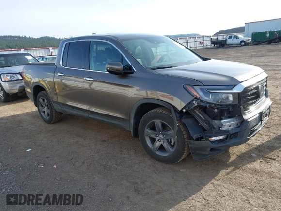 2022 Honda Ridgeline RTL-E with VIN 5FPYK3F7XNB024552, listed as a IAAI auction lot 41998613 with 16,846 mi miles and . Bid and sale history available at DreamBid. Image 1.