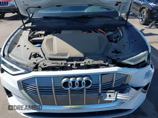 2021 Audi e-tron Premium Plus with VIN WA1LAAGE6MB002079, listed as a IAAI auction lot 42116578 with 48,357 mi miles. Bid and sale history available at carsss.com. Image 10.