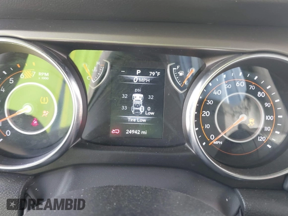 2023 Jeep Wrangler Sport S with VIN 1C4HJXDNXPW702199, listed as a IAAI auction lot 41859413 with 24,942 mi miles and . Bid and sale history available at DreamBid. Image 7.
