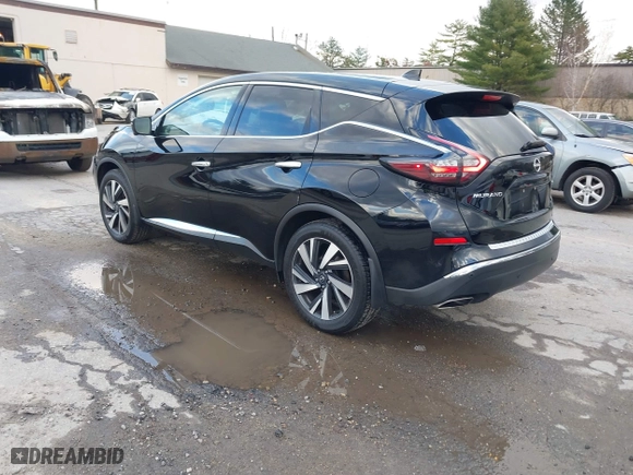 2023 Nissan Murano SL with VIN 5N1AZ2CS9PC106843, listed as a IAAI auction lot 40943148 with 44,513 mi miles. Bid and sale history available at carsss.com. Image 3.
