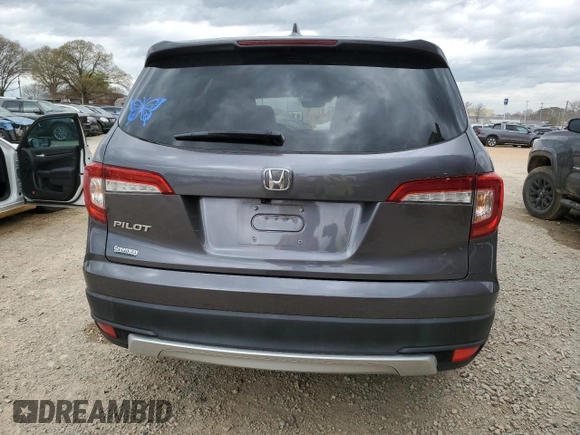 2021 Honda Pilot EX-L with VIN 5FNYF5H53MB013931, listed as a Copart auction lot 49470365 with 58,225 mi miles and Salvage Title. Bid and sale history available at carsss.com. Image 6.