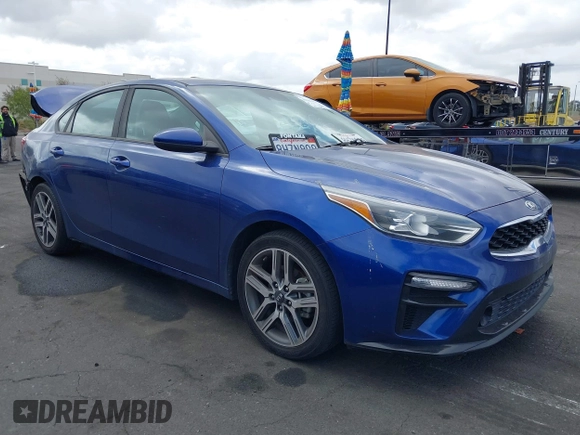 2019 Kia Forte S with VIN 3KPF34AD2KE017208, listed as a IAAI auction lot 42127090 with 83,466 mi miles and . Bid and sale history available at carsss.com. Image 1.
