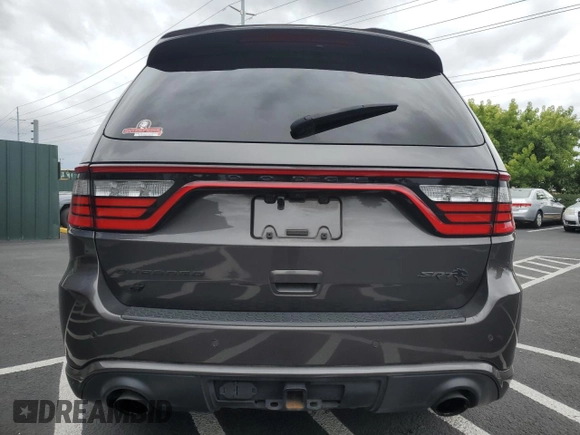 2021 Dodge Durango SRT Hellcat with VIN 1C4SDJH95MC682240, listed as a Copart auction lot 68318644 with 53,995 mi miles and Salvage Title. Bid and sale history available at DreamBid. Image 6.