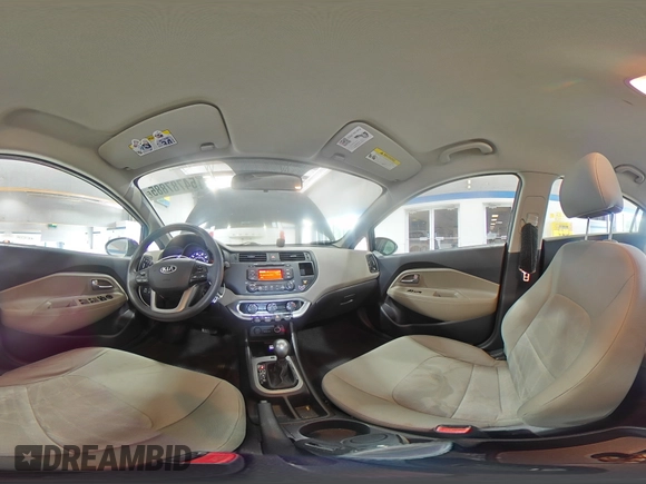2014 Kia Rio LX with VIN KNADM4A33E6417068, listed as a Copart auction lot 54787885 with 98,078 mi miles and Salvage Title. Bid and sale history available at DreamBid. Image 14.