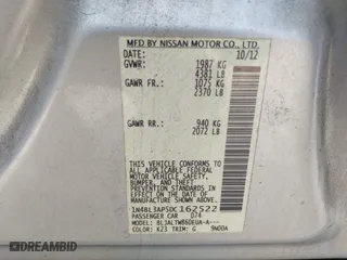 2013 Nissan Altima 3.5 SL with VIN 1N4BL3AP5DC162522, listed as a IAAI auction lot 41684332 with 161,423 mi miles. Bid and sale history available at carsss.com. Image 9.