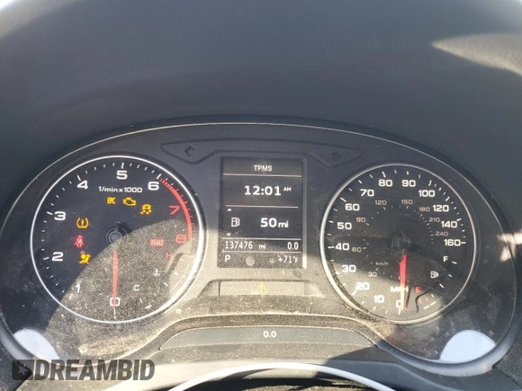 2015 Audi A3 1.8T Premium with VIN WAUACGFF6F1007373, listed as a Copart auction lot 46264045 with 137,476 mi miles and Salvage Title. Bid and sale history available at carsss.com. Image 9.