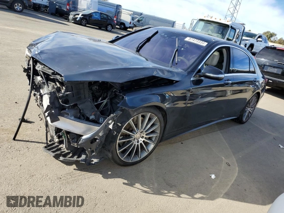 2016 Mercedes-Benz S 550 with VIN WDDUG8CB2GA221960, listed as a Copart auction lot 87473334 with Not Provided miles and Salvage Title. Bid and sale history available at carsss.com. Image 1.