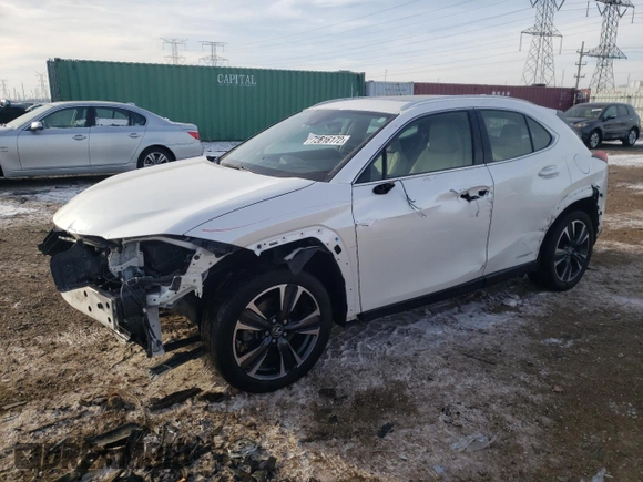 2020 Lexus UX with VIN JTHP9JBH5L2029448, listed as a Copart auction lot 72616172 with 21,874 mi miles. Bid and sale history available at carsss.com. Image 1.