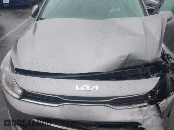 2022 Kia Rio S with VIN 3KPA25AD9NE500847, listed as a IAAI auction lot 41516061 with 38,828 mi miles and . Bid and sale history available at DreamBid. Image 10.