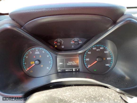 2017 Chevrolet Colorado 2WD WT with VIN 1GCGSBEN7H1154820, listed as a Copart auction lot 86395434 with 108,741 mi miles and Salvage Title. Bid and sale history available at carsss.com. Image 9.