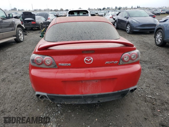 2005 Mazda RX-8 with VIN JM1FE17N050160633, listed as a Copart auction lot 43819245 with 88,404 mi miles and Clean Title. Bid and sale history available at carsss.com. Image 6.