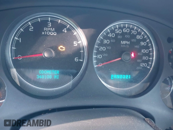 2007 Chevrolet Suburban LT with VIN 3GNFC160X7G298486, listed as a IAAI auction lot 41494944 with 348,108 mi miles and . Bid and sale history available at DreamBid. Image 7.