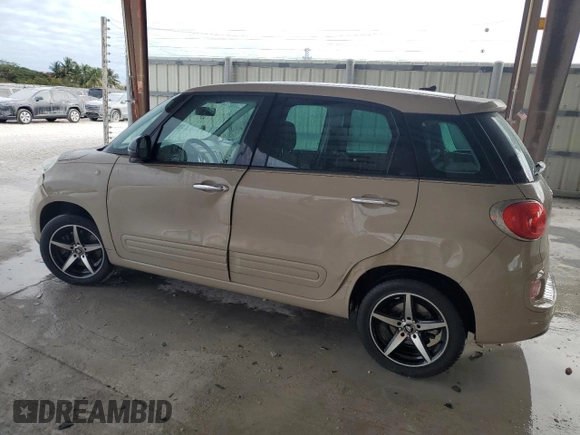 2014 FIAT 500L Easy with VIN ZFBCFABH4EZ021136, listed as a Copart auction lot 84444714 with 88,461 mi miles and Salvage Title. Bid and sale history available at carsss.com. Image 2.