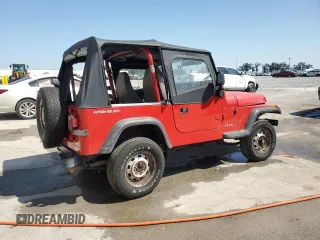 1994 Jeep Wrangler S with VIN 1J4FY19P7RP456133, listed as a Copart auction lot 52781975 with 295,953 mi miles and Salvage Title. Bid and sale history available at carsss.com. Image 3.