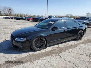 2015 Audi A8 L 3.0T with VIN WAU3GAFD6FN035532, listed as a Copart auction lot 51659145 with 120,516 mi miles and Clean Title. Bid and sale history available at carsss.com. Image 1.