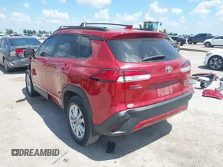 2022 Toyota Corolla Cross LE with VIN 7MUCAAAG1NV004645, listed as a IAAI auction lot 42098602 with 122,135 mi miles and . Bid and sale history available at DreamBid. Image 3.