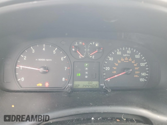 2002 Hyundai Sonata with VIN KMHWF25H62A662564, listed as a Copart auction lot 47608485 with 144,402 mi miles and Clean Title. Bid and sale history available at carsss.com. Image 9.