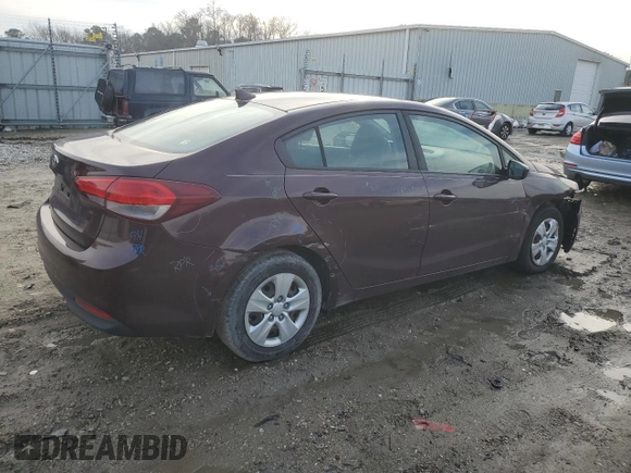 2018 Kia Forte LX with VIN 3KPFK4A7XJE258395, listed as a Copart auction lot 42160635 with 72,093 mi miles and Salvage Title. Bid and sale history available at carsss.com. Image 3.
