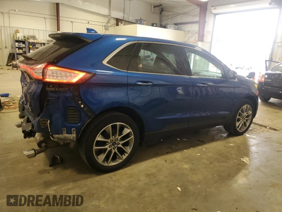 2018 Ford Edge Titanium with VIN 2FMPK4K89JBB18921, listed as a Copart auction lot 52107655 with 84,790 mi miles and Non Repairable. Bid and sale history available at carsss.com. Image 3.