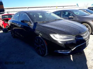 2016 Chrysler 200 C with VIN 1C3CCCEG2GN191174, listed as a Copart auction lot 83074884 with 75,715 mi miles and Salvage Title. Bid and sale history available at carsss.com. Image 4.