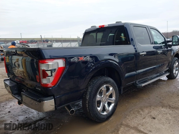 2023 Ford F-150 XL with VIN 1FTFW1E85PFA06249, listed as a IAAI auction lot 41675519 with 40,808 mi miles. Bid and sale history available at carsss.com. Image 4.