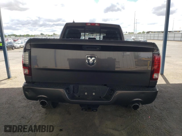 2017 Ram 1500 Sport with VIN 1C6RR6MT1HS637457, listed as a Copart auction lot 56231025 with 62,868 mi miles and Salvage title. Bid and sale history available at DreamBid. Image 6.