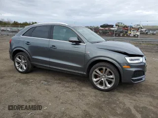 2018 Audi Q3 Premium Plus with VIN WA1JCCFS3JR030106, listed as a Copart auction lot 70183002 with 44,458 mi miles. Bid and sale history available at carsss.com. Image 4.