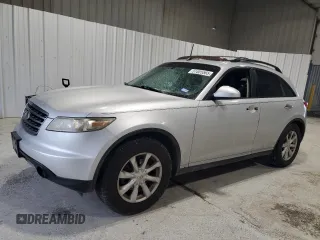 2006 Infiniti FX with VIN JNRAS08U76X101736, listed as a Copart auction lot 51005565 with 129,556 mi miles and Salvage Title. Bid and sale history available at DreamBid. Image 1.