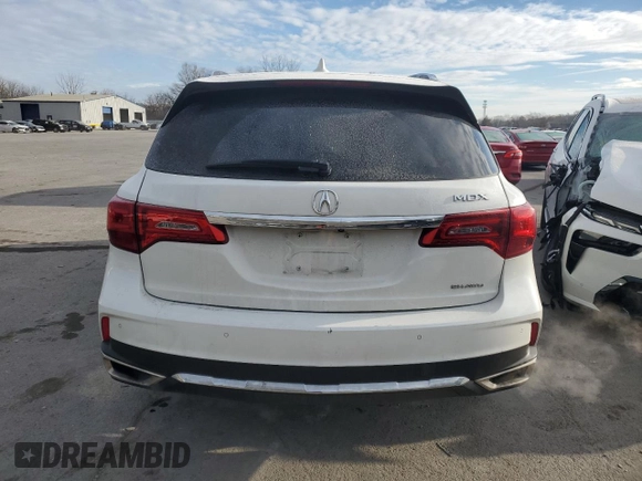 2018 Acura MDX Advance with VIN 5J8YD4H86JL027066, listed as a Copart auction lot 41480075 with 55,318 mi miles and Salvage Title. Bid and sale history available at carsss.com. Image 6.